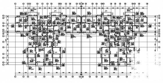 24层剪力墙结构住宅楼结构设计CAD施工图纸（桩基础） - 2