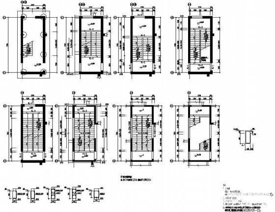24层剪力墙结构住宅楼结构设计CAD施工图纸（桩基础） - 3