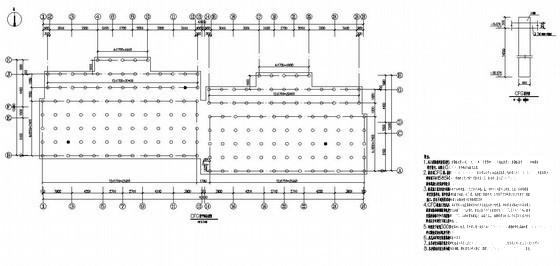 18层小高层住宅楼结构设计图纸（筏形基础）(平面布置图) - 1