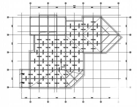 地上两层框架结构步行街结构CAD施工图纸（独立基础，6度抗震） - 3