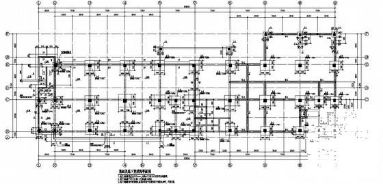 5层框架结构调度综合楼结构设计CAD施工图纸 - 1
