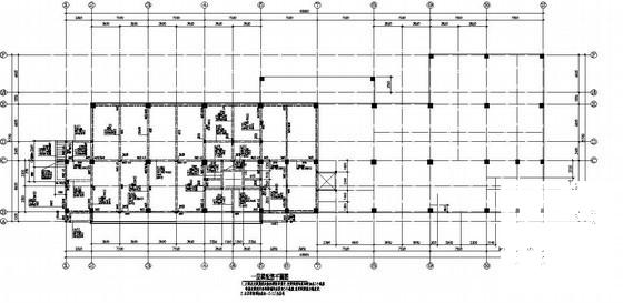 5层框架结构调度综合楼结构设计CAD施工图纸 - 3