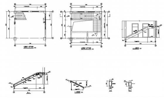 5层框架结构调度综合楼结构设计CAD施工图纸 - 4