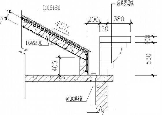 地上4层框架住宅楼结构CAD施工图纸（条形基础,独立基础） - 4