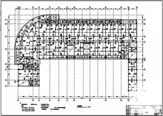 宁远7层框架结构医院综合楼结构设计CAD施工图纸(人工挖孔桩基础) - 3