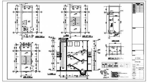 框架剪力墙地下车库结构设计CAD施工图纸 - 4
