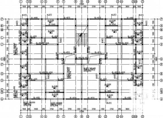 自建移民房框架结构CAD施工图纸（抗震不设防，桩基础） - 1