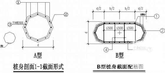 自建移民房框架结构CAD施工图纸（抗震不设防，桩基础） - 4