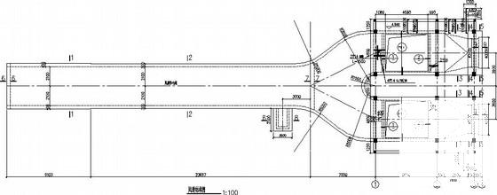 单层框架通风井机房结构图纸(7度抗震)(车间平面图) - 1