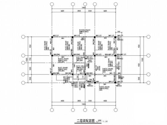 上两层框架结构办公楼结构图纸（7度抗震，桩基础） - 3