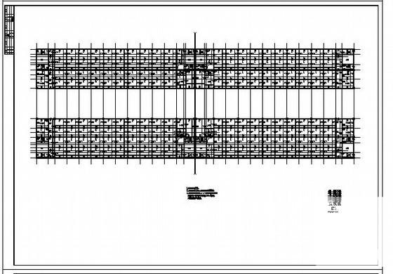 4层独立基础框架厂房结构设计CAD施工图纸 - 3