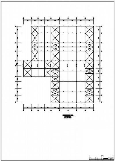 20米跨汽车4S店钢结构设计CAD施工图纸(平面布置图) - 3