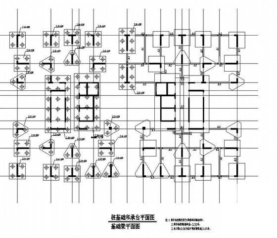 25层剪力墙结构住宅楼结构设计CAD施工图纸（桩基础）(边缘构件配筋) - 1
