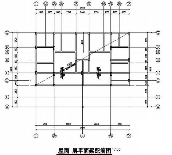 8层桩基础框架结构私宅结构设计CAD施工图纸 - 3