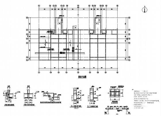 5层剪力墙结构筏形基础别墅结构设计CAD施工图纸 - 1