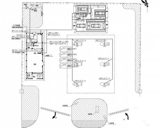 加油站电气设计CAD施工图纸（便利店）(自动监控系统) - 1