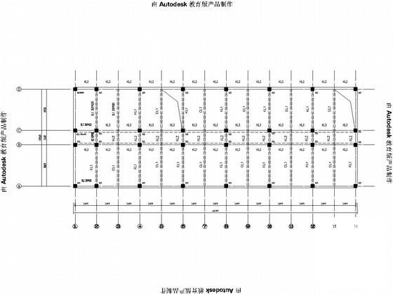 5层框架结构办公楼结构毕业设计方案图纸 - 3