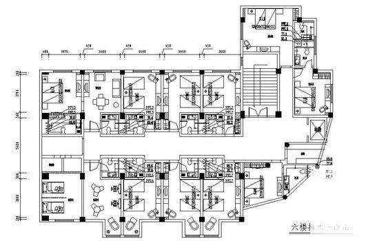 6层商务酒店给排水设计CAD施工图纸 - 1