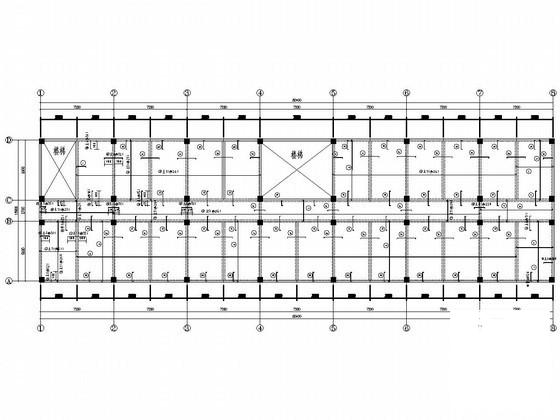 6层框架结构办公楼毕业设计方案图纸（建筑图） - 2