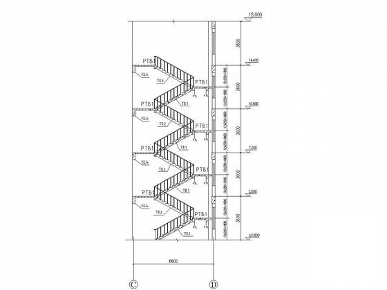 6层框架结构办公楼毕业设计方案图纸（建筑图） - 3