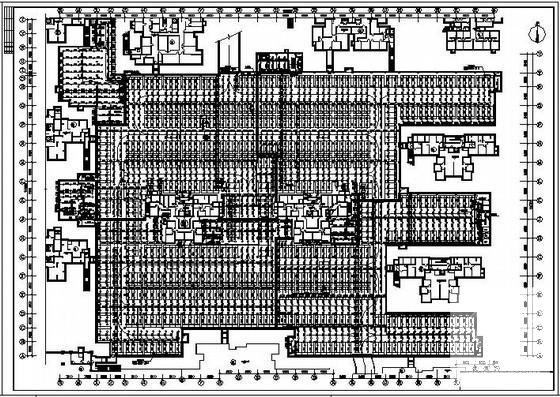 特大型地下车库给排水设计CAD施工图纸(消防系统图) - 2