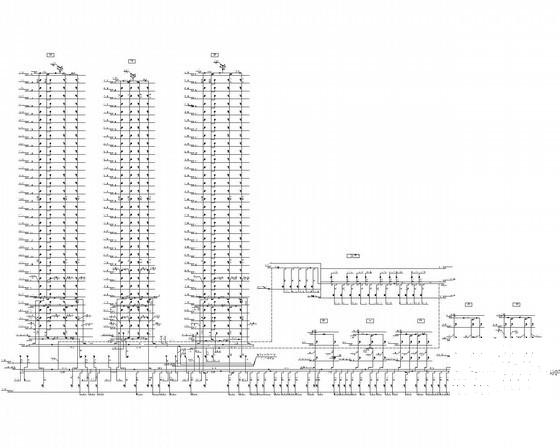 33层商业楼给排水设计CAD施工图纸 - 2