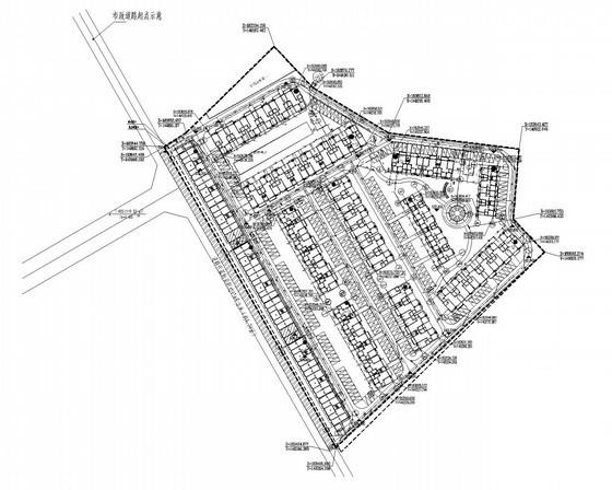 6层安置小区给排水设计CAD施工图纸（13栋、车库、门卫室） - 1