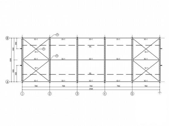 单层钢框架结构中水过滤间结构图纸（CFG桩，7度抗震）(柱下独立基础) - 4