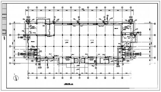 国内3层工业厂房给排水CAD施工图纸 - 1