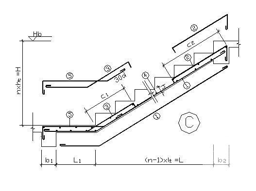 7层独立基础框架结构食堂结构设计CAD施工图纸 - 4