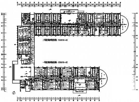 学院校区6层教学实验楼电气CAD图纸 - 1