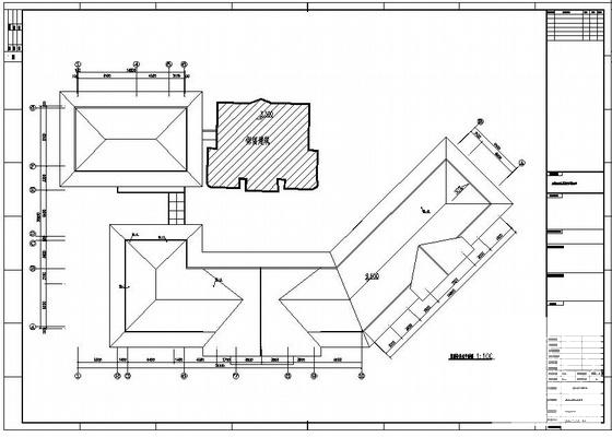 公园监控中心装饰工程给排水CAD施工图纸(喷淋系统设计) - 2
