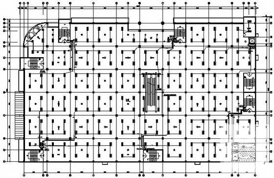 4层大楼电气CAD施工图纸（二级负荷） - 1