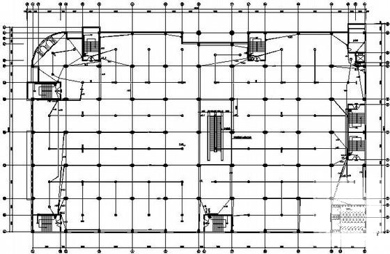 4层大楼电气CAD施工图纸（二级负荷） - 2