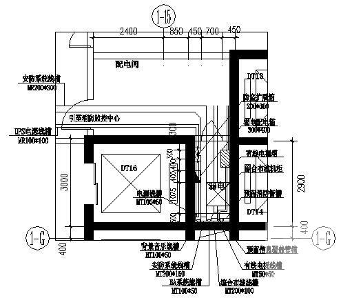 25层酒店安全防范系统电气图纸（车库） - 4