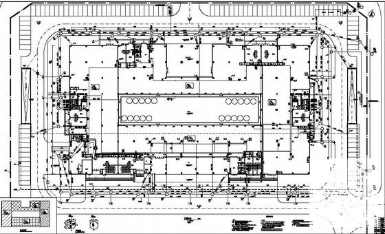 物流中心建筑给排水CAD施工图纸 - 1