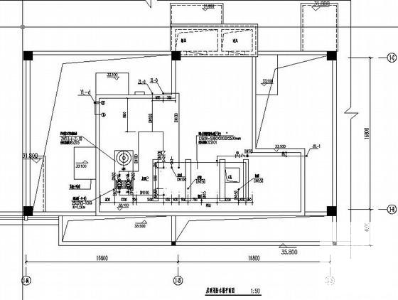 物流中心建筑给排水CAD施工图纸 - 4