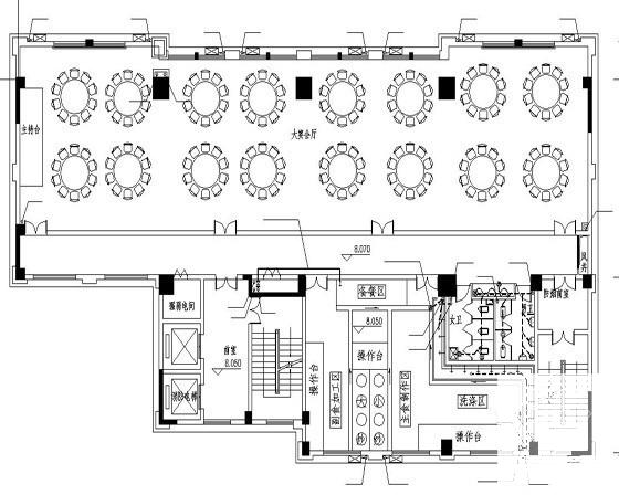 12层知名酒店给排水CAD施工图纸 - 3