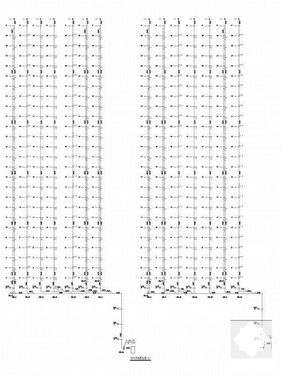 29层住宅楼给排水CAD施工图纸 - 4