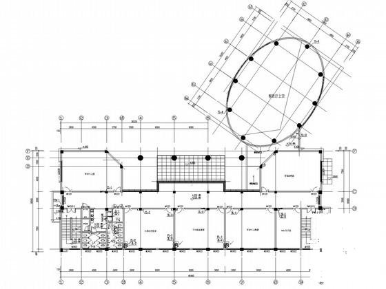 5层生态科技楼给排水CAD施工图纸 - 1