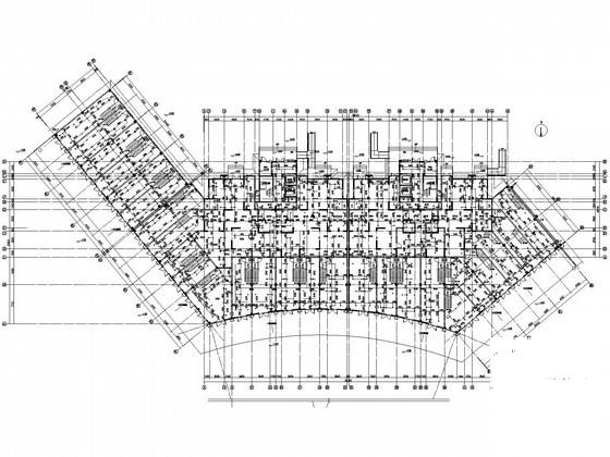 18层商住楼给排水CAD施工图纸(自喷系统原理图) - 1