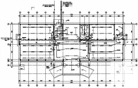 3层小型办公楼电气CAD施工图纸（三级负荷） - 2