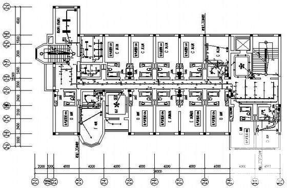 6层钢筋混凝土结构酒店电气改造工程CAD施工图纸(火灾自动报警) - 2