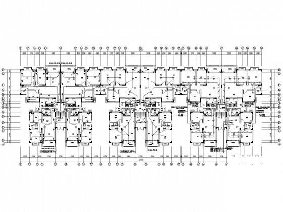 大型小区商业住宅楼电气CAD施工图纸（6栋楼、地下室） - 3