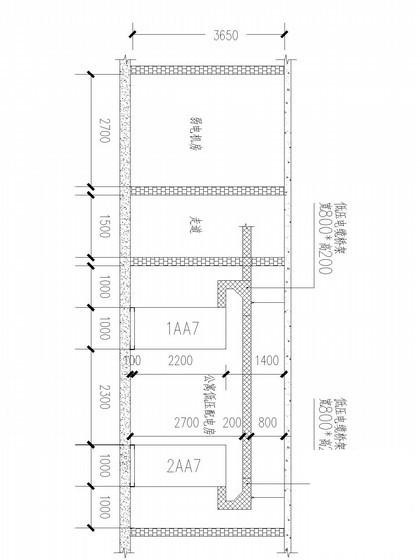 31层商业公寓住宅楼电气CAD施工图纸（地下室人防） - 2