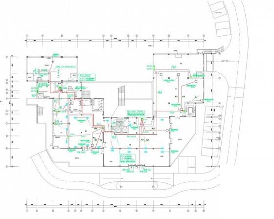 7层钢筋混凝土结构酒店综合布线系统电气施工CAD图纸 - 3