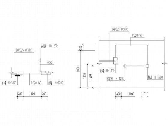 综合建筑群电气CAD施工图纸（4栋住宅、2栋商业、地下室工程）(火灾自动报警) - 5