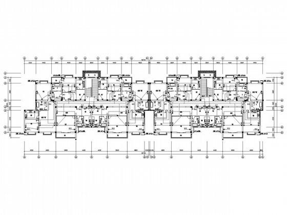 6层钢筋混凝土结构公寓电气CAD施工图纸（阁楼，三级负荷） - 1