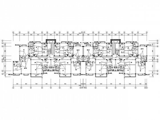 6层钢筋混凝土结构公寓电气CAD施工图纸（阁楼，三级负荷） - 2