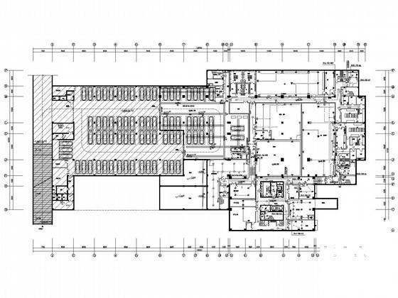 22层知名大厦电气CAD施工图纸(裙房) - 2